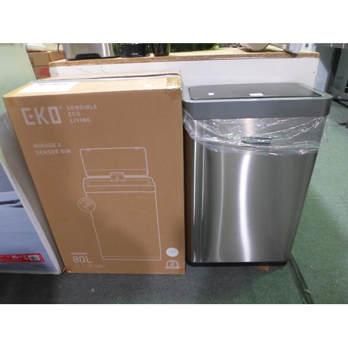 3104 - Eko Mirage Sensor 80L Recyling Bin          (313-390)   * This lot is subject to vat