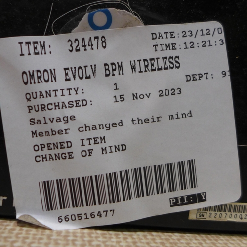 3113 - Omron Evolv Wireless Bpm  (313-107)   * This lot is subject to vat