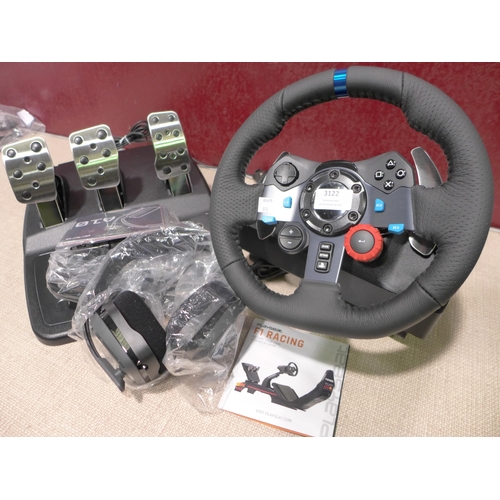 3122 - Logitech G29 Playstation Steering Wheel (For Ps5/Ps4 & Pc) with Astro A10 Headset, Original RRP £199... 