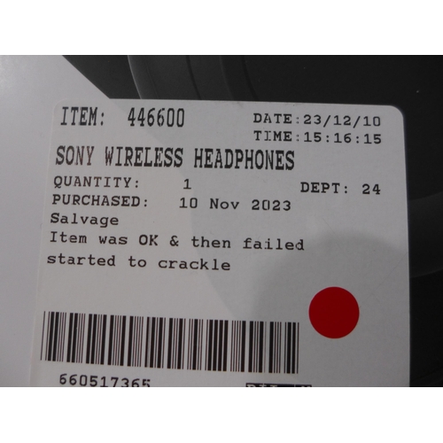 3148 - Sony Black Wireless Headphones - Model Whch720Nb   (313-412)   * This lot is subject to vat