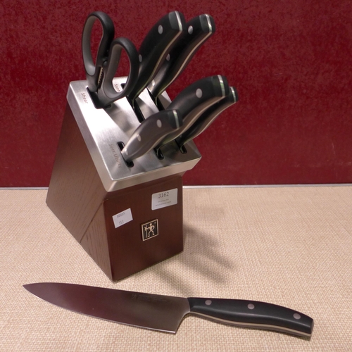 3162 - Henckels Knife Block Set + One Extra Knife  (313-201)   * This lot is subject to vat