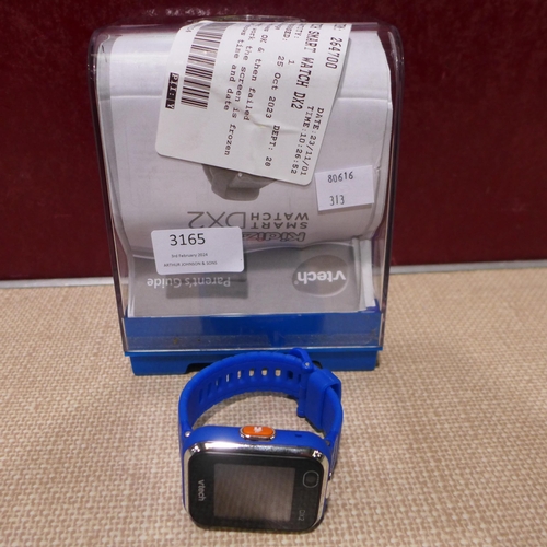 3165 - Vtech Kid's DX2 Blue Smart Watch      (313-380)   * This lot is subject to vat