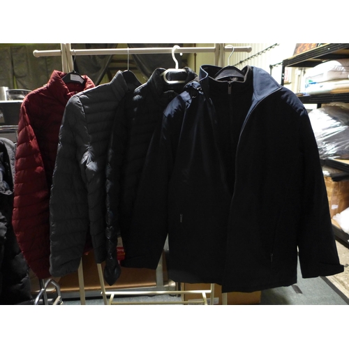 3225 - Four Men's zipped jackets (various sizes/colours). *This lot is subject to VAT