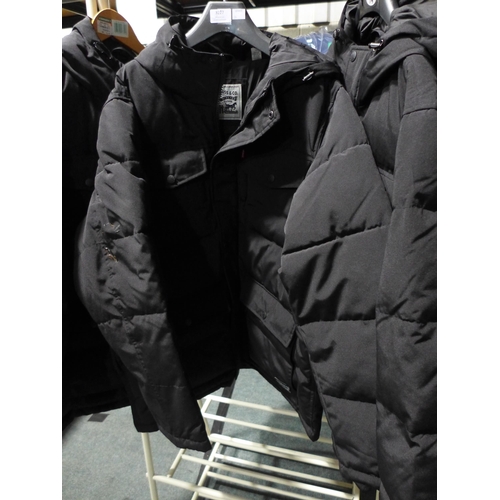 3227 - Three Men's black Levi Strauss Jackets (sizes XL & L). *This lot is subject to VAT