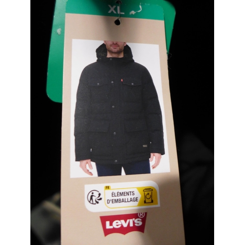 3227 - Three Men's black Levi Strauss Jackets (sizes XL & L). *This lot is subject to VAT