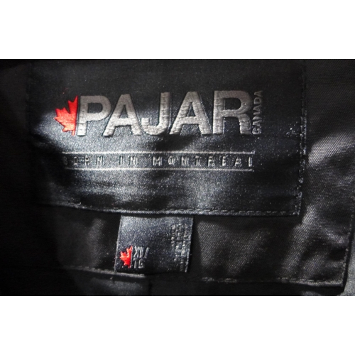 3228 - Pajar Canada Women's black Hooded Coat size XL. *This lot is subject to VAT