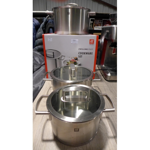 3264 - Zwilling Cookware Set   (313-138)   * This lot is subject to vat