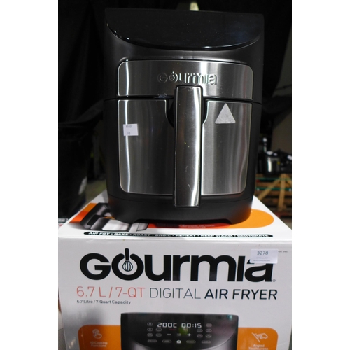 3278 - Gourmia Air Fryer 7Qt   (313-241)   * This lot is subject to vat