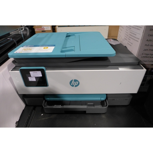 3302 - Hp Officejet 8015 Aio  Printer     (313-494)   * This lot is subject to vat