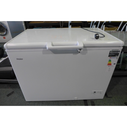 3349 - Haier 319L White Chest Freezer - with Keys Model HCE319F, Original RRP £279.99 + vat      (313-87)  ... 