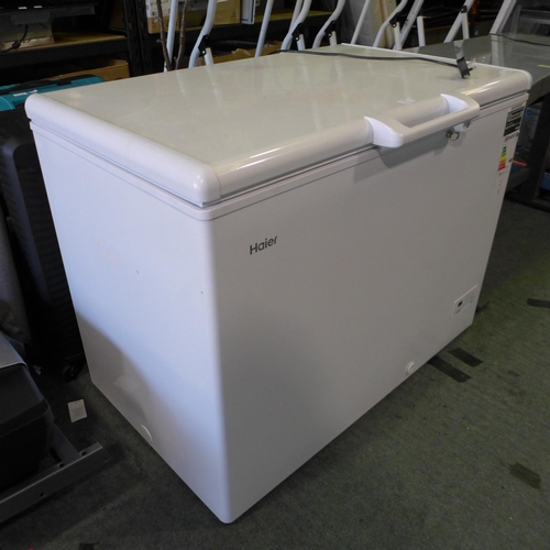 3349 - Haier 319L White Chest Freezer - with Keys Model HCE319F, Original RRP £279.99 + vat      (313-87)  ... 