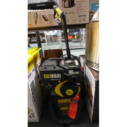 3366 - Champion Petrol Pressure Washer (2600Psi), - No Handles/nozzles. Original RRP £299.99 + vat    (313-... 