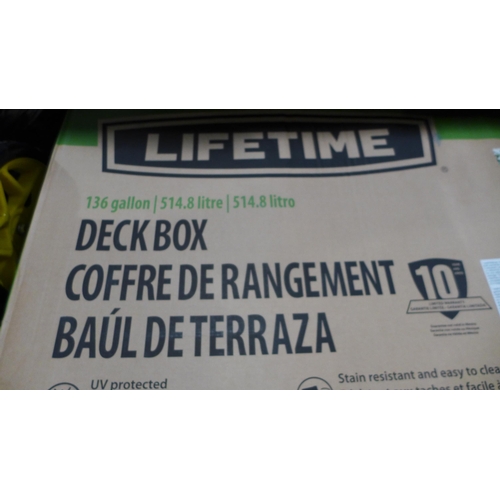 3367 - Lifetime 136 Gallon Modern Deckbox , Original RRP £129.99 + vat       (313-85)   * This lot is subje... 