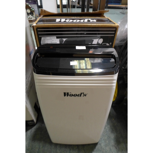 3369 - Woods White 20L Dehumidifier - Model Mdk21, Original RRP £199.99 + vat           (313-78)   * This l... 