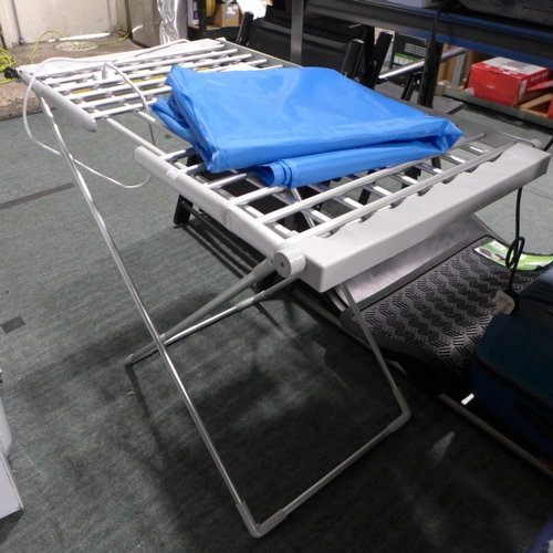 3373 - Vybra Electric Winged Airer With Cover      (313-272)   * This lot is subject to vat