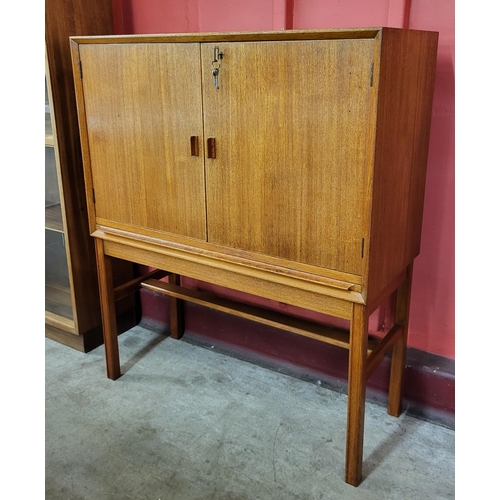 1 - A Danish teak cocktail cabinet