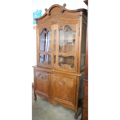 113 - A 19th Century style French Breton pine and beech kitchen dresser