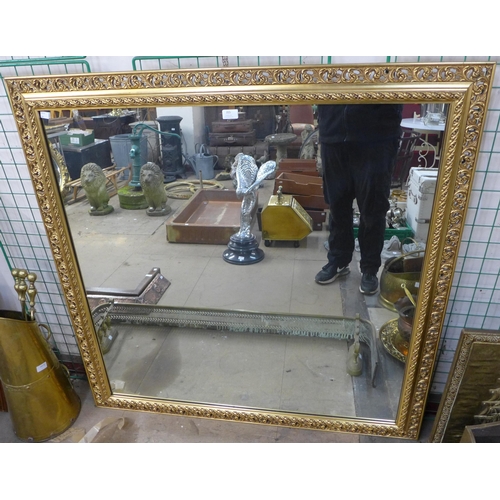 355 - A large gilt framed mirror