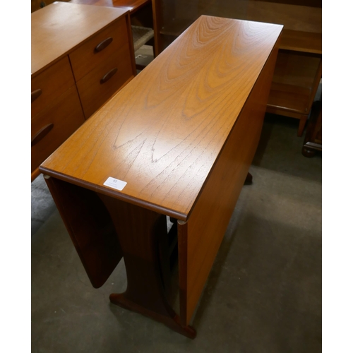 45 - A G-Plan Fresco teak drop-leaf table