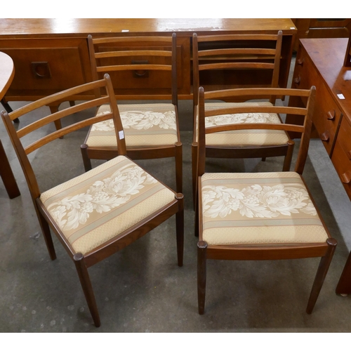 54 - A set of four G-Plan Sierra teak dining chairs