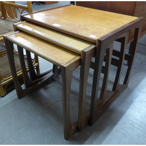 87 - A G-Plan Quadrille teak nest of tables