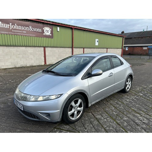 2378 - A 2008 Honda Civic i-VTEC SE 1.8L 6 speed manual Petrol 1799cc car. Registration: FH08 ZSX MOT valid... 