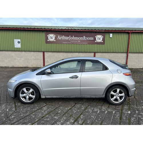 2378 - A 2008 Honda Civic i-VTEC SE 1.8L 6 speed manual Petrol 1799cc car. Registration: FH08 ZSX MOT valid... 