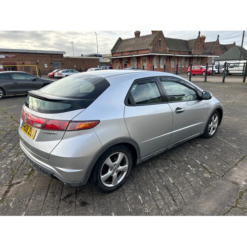 2378 - A 2008 Honda Civic i-VTEC SE 1.8L 6 speed manual Petrol 1799cc car. Registration: FH08 ZSX MOT valid... 