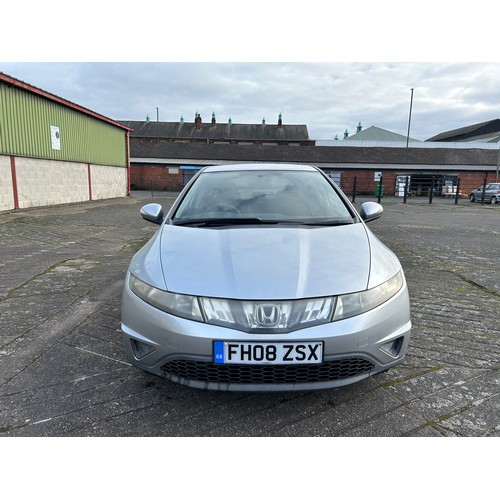 2378 - A 2008 Honda Civic i-VTEC SE 1.8L 6 speed manual Petrol 1799cc car. Registration: FH08 ZSX MOT valid... 