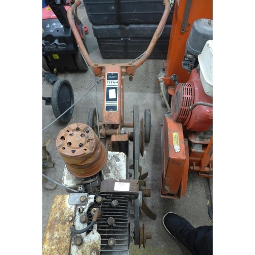 2233 - A Wolseley Titan rotavator with a Briggs and Stratton petrol engine