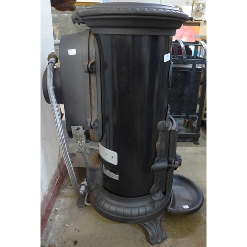 599 - A French Godin cast iron stove