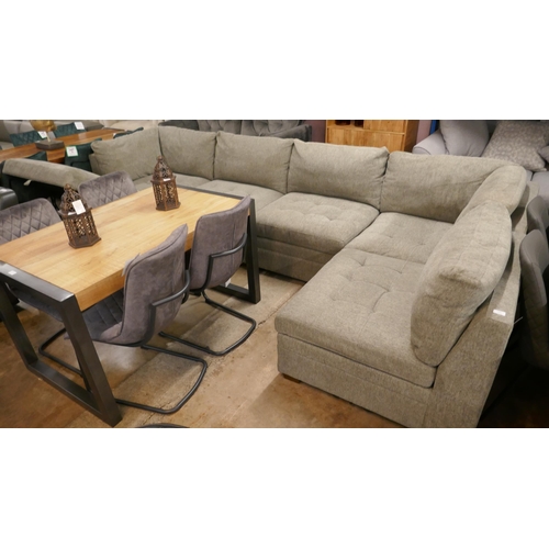 1449 - Tisdale 6Pc Sofa L Grey Modular Sectional, original RRP £1166.66 + VAT (4195-46) * This lot is subje... 