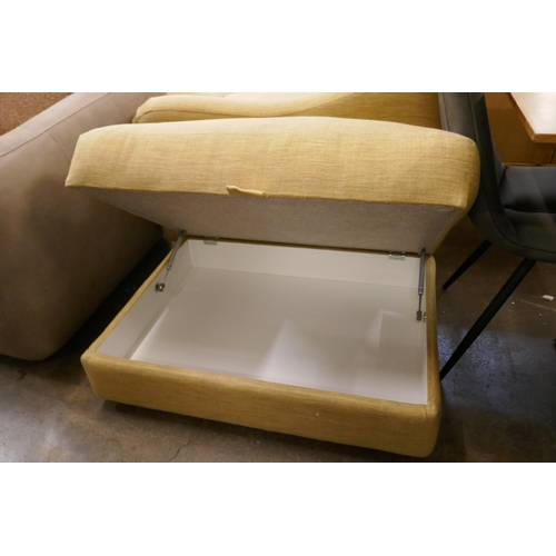 1484 - A Hattie Oslo ochre footstool