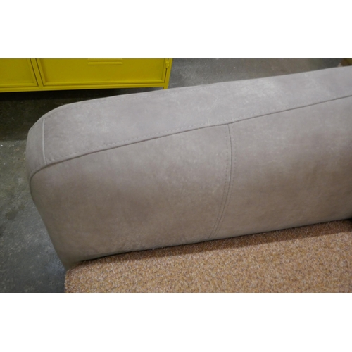 1486 - An Aspen leather/fabric mix two seater sofa