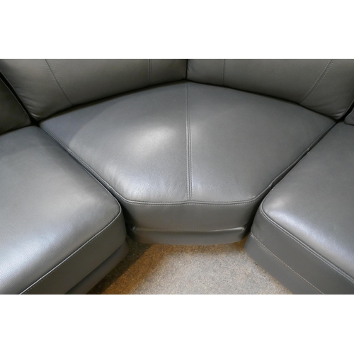 1499 - Grace Grey Leather Corner Power Recliner, original RRP £1583.33 + VAT (4195-35) * This lot is subjec... 