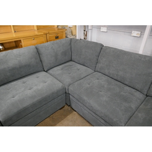 1524 - Tisdale 6Pc Sofa Grey Dark Grey, original RRP £1166.66 + VAT (4195-15) * This lot is subject to VAT