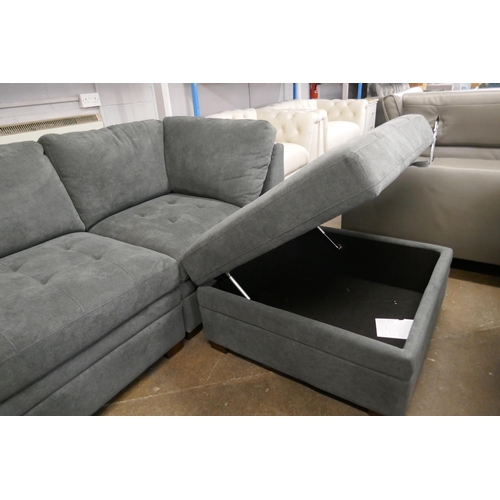 1524 - Tisdale 6Pc Sofa Grey Dark Grey, original RRP £1166.66 + VAT (4195-15) * This lot is subject to VAT