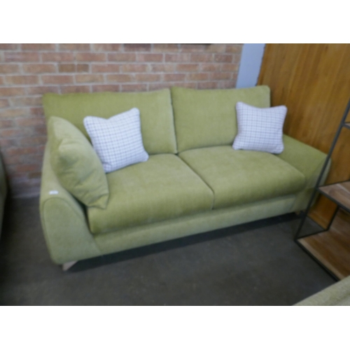 1533 - A Mina Flexi ochre three seater sofa