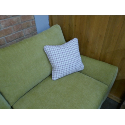 1533 - A Mina Flexi ochre three seater sofa