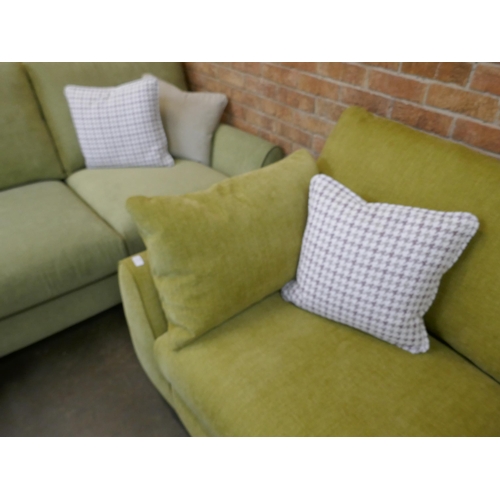 1533 - A Mina Flexi ochre three seater sofa