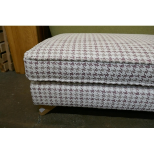 1535 - A Harper Peacock rosewood footstool