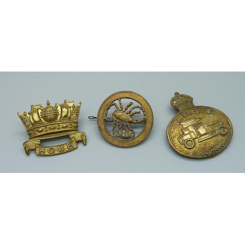 1030 - Three cap badges