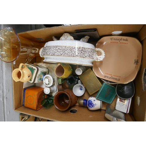 1159 - Three boxes of mixed china and glass **PLEASE NOTE THIS LOT IS NOT ELIGIBLE FOR POSTING AND PACKING*... 