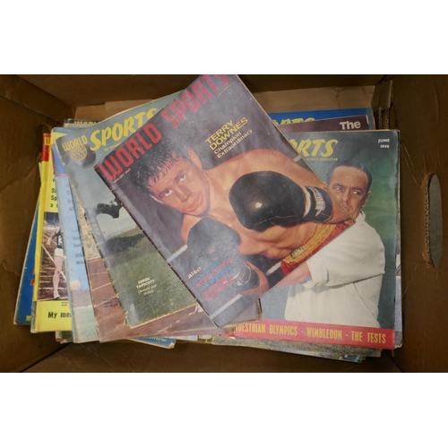 1178 - Eighty editions of World Sports magazine, 1949 to 1971 **PLEASE NOTE THIS LOT IS NOT ELIGIBLE FOR PO... 