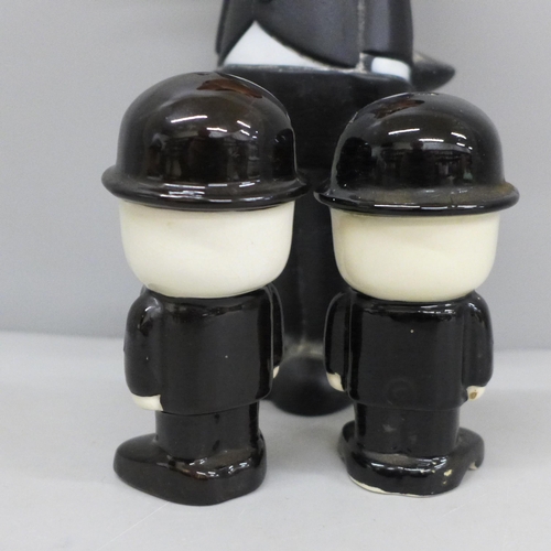 623 - An Andy Capp Avon bottle and a Homepride salt and pepper pot