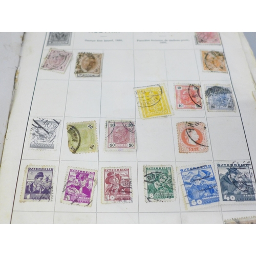 677 - A collection of stamps including Stanley Gibbons album with British stamps, two boxes of British and... 