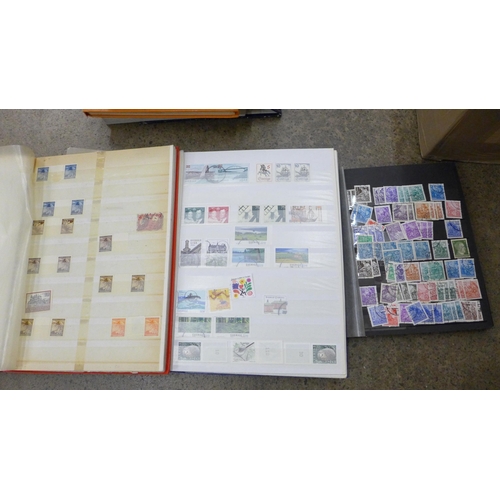 719 - A collection of German Empire stamps including Third Reich, an album of mint German stamps (nearly c... 