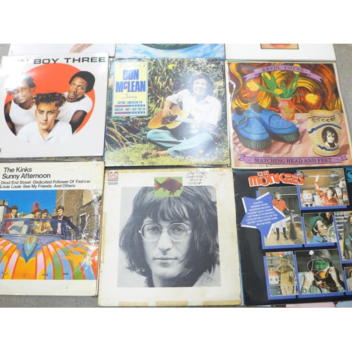 720 - A collection of 29 LP records, 1960s, 1970s and 1980s including Roxy Music, Dexys Midnight Runners, ... 