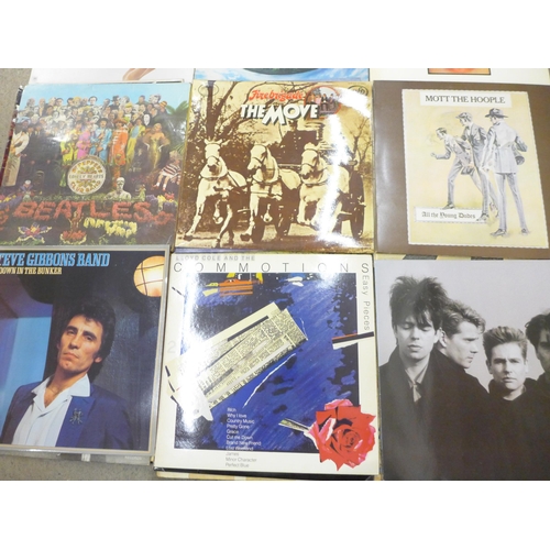 720 - A collection of 29 LP records, 1960s, 1970s and 1980s including Roxy Music, Dexys Midnight Runners, ... 