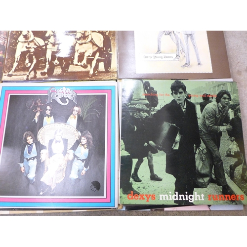 720 - A collection of 29 LP records, 1960s, 1970s and 1980s including Roxy Music, Dexys Midnight Runners, ... 